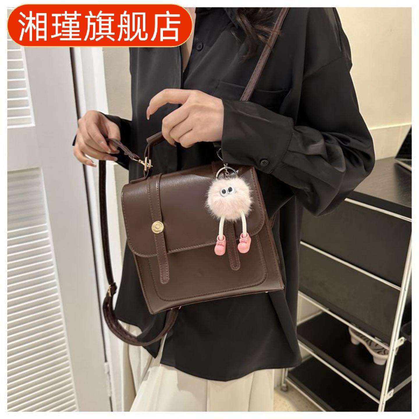 女包英伦复古双肩包新款潮学生