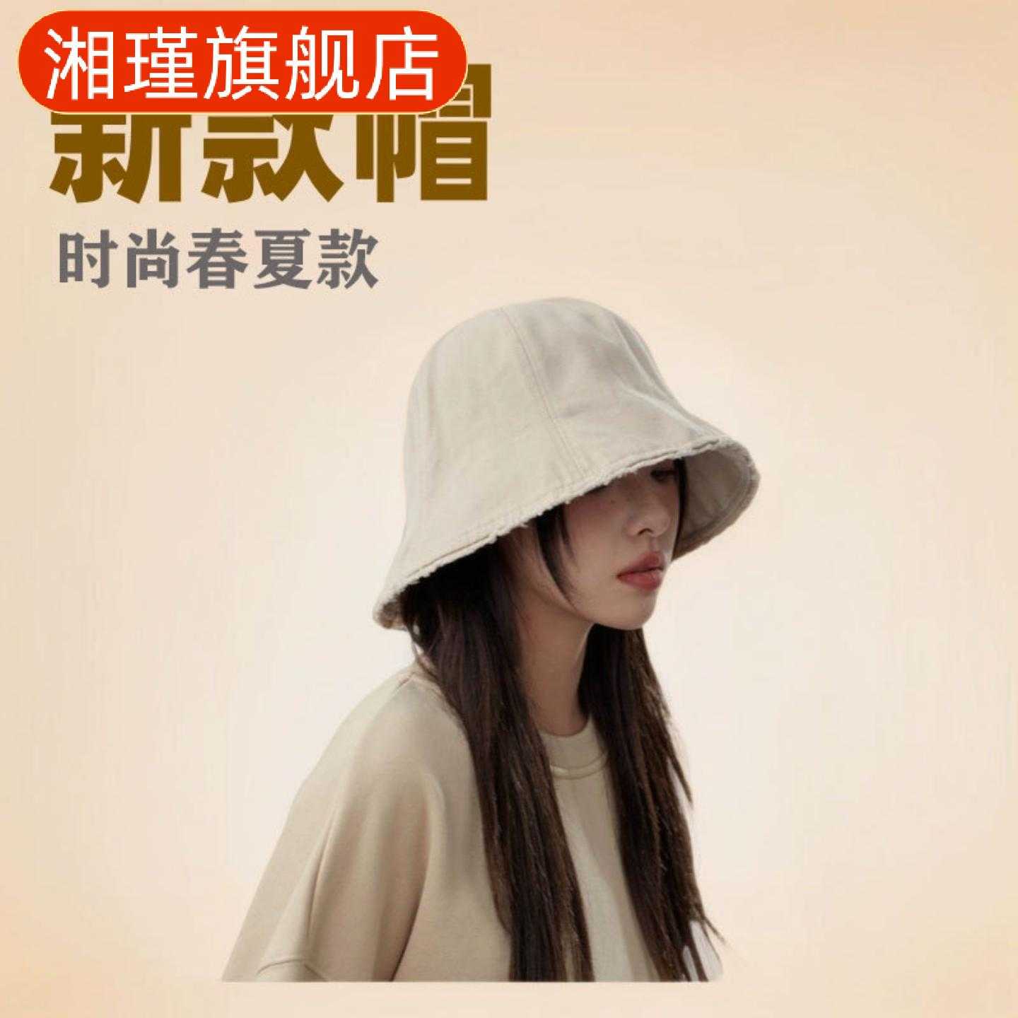 洋气新款女式渔夫盆帽水桶帽四季