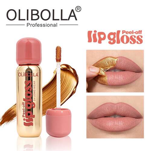 Matte Golden Peel Off Lip Liner 金色哑光撕拉剥离唇膜唇线笔