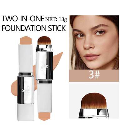 2-in-1 Foundation Stick with Brush 双头粉底棒 轻薄服帖 遮瑕