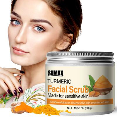 Turmeric Facial Scrub 300g 姜黄面部磨砂膏 深层清洁嫩肤