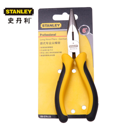 STANLEY史丹利尖嘴钳 6寸尖头钳89-576-23 8寸尖咀钳89-578-23