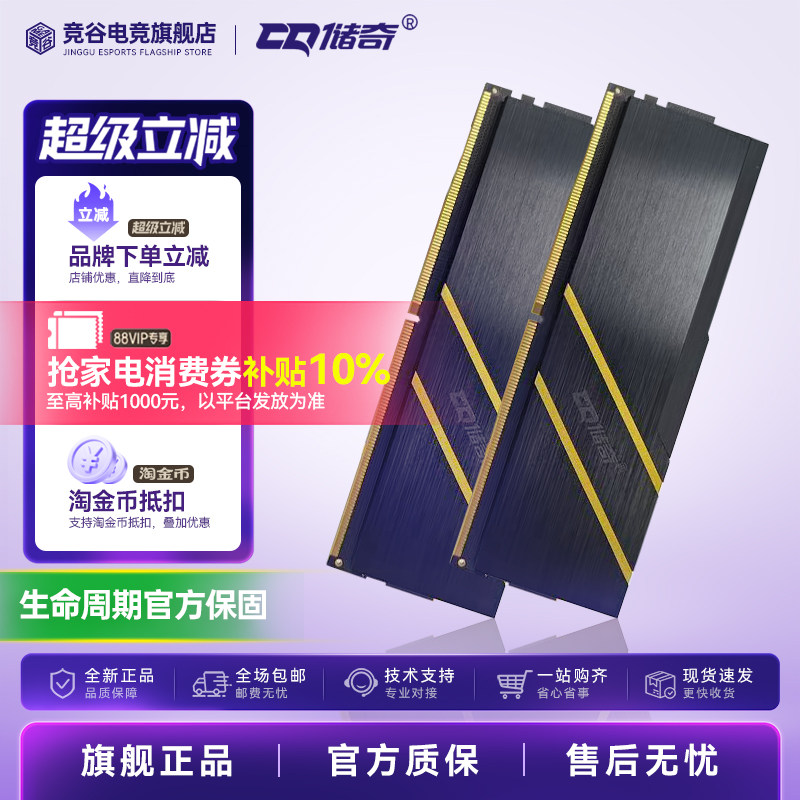 储奇 玄奘 哪吒黑甲 6000 C28 C38 C40 马甲内存条16G*2 32G*2 D5图片