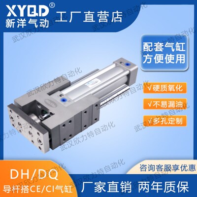 新洋DHDQ导向装置带SESISGC三轴三杆FEN/FENG单元TSAIM导向架气缸