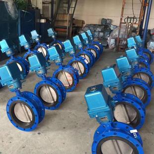 DN150防爆电动蝶阀 D941X-16C电动控制铸钢软密封水用管道碟阀