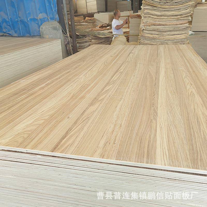 木板材纯实木大板12厘杨木多层乌金木皮家具板无结疤木板片直拼板