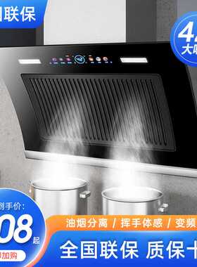 抽油烟机家用双电机侧吸油烟机大吸力厨房脱排吸油烟机出租房