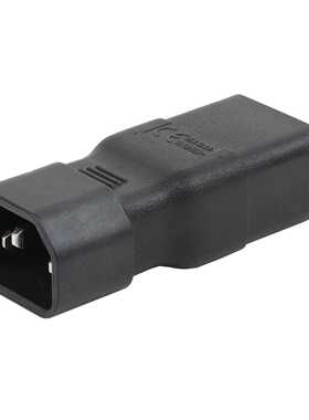WA-0089 C14转C19电源转换头,C19转C14 转接头品字公转16A品字