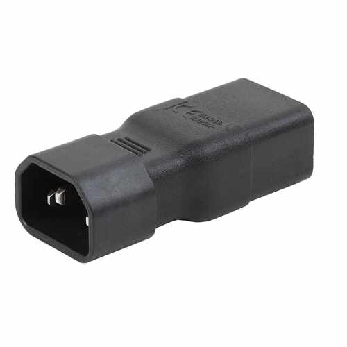 WA-0089 C14转C19电源转换头,C19转C14 转接头品字公转16A品字