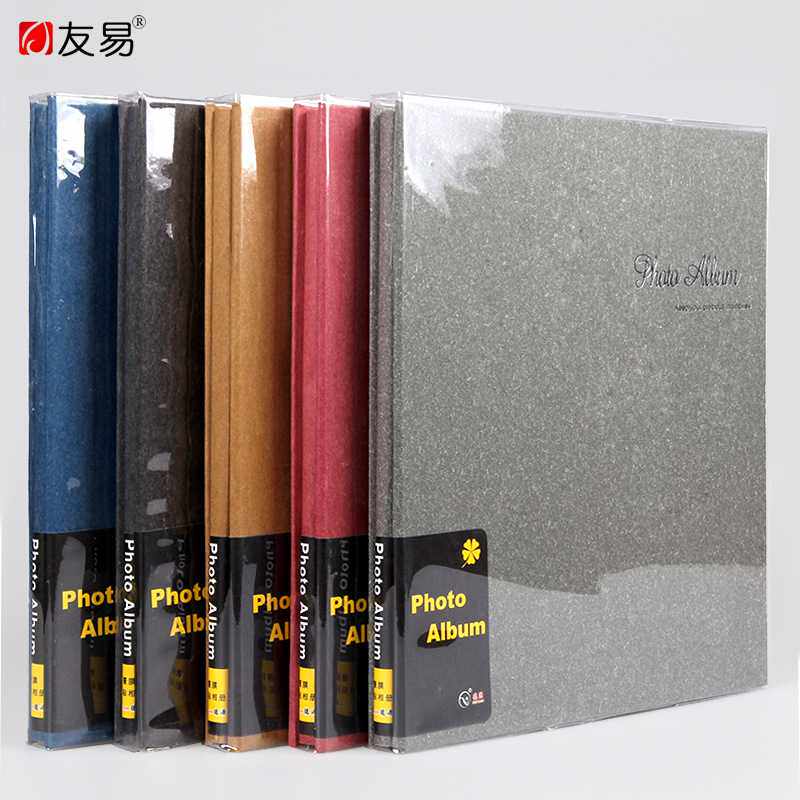 12寸覆膜相册粘贴式复古diy创意自粘式影集相册本 相册