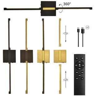 新款免接线充电壁灯带遥控免打孔壁灯长条客厅壁灯壁灯LED无极灯