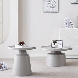 奶油风公寓茶几客厅家用小户型简约现代铁艺圆形马提尼民宿茶几