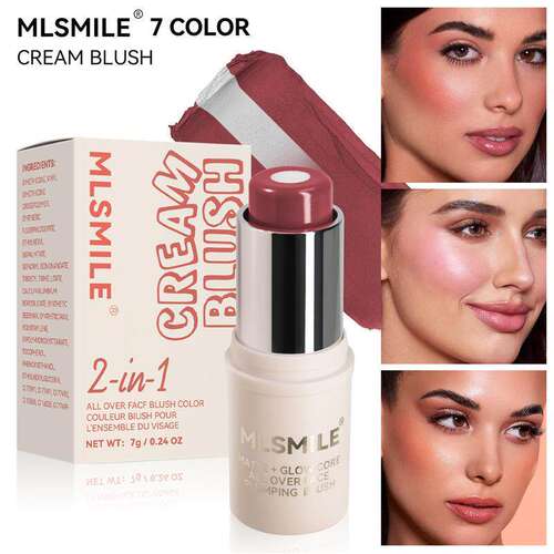 7 Colors Blush & Highlight Stick 七色腮红高光棒 妆感自然