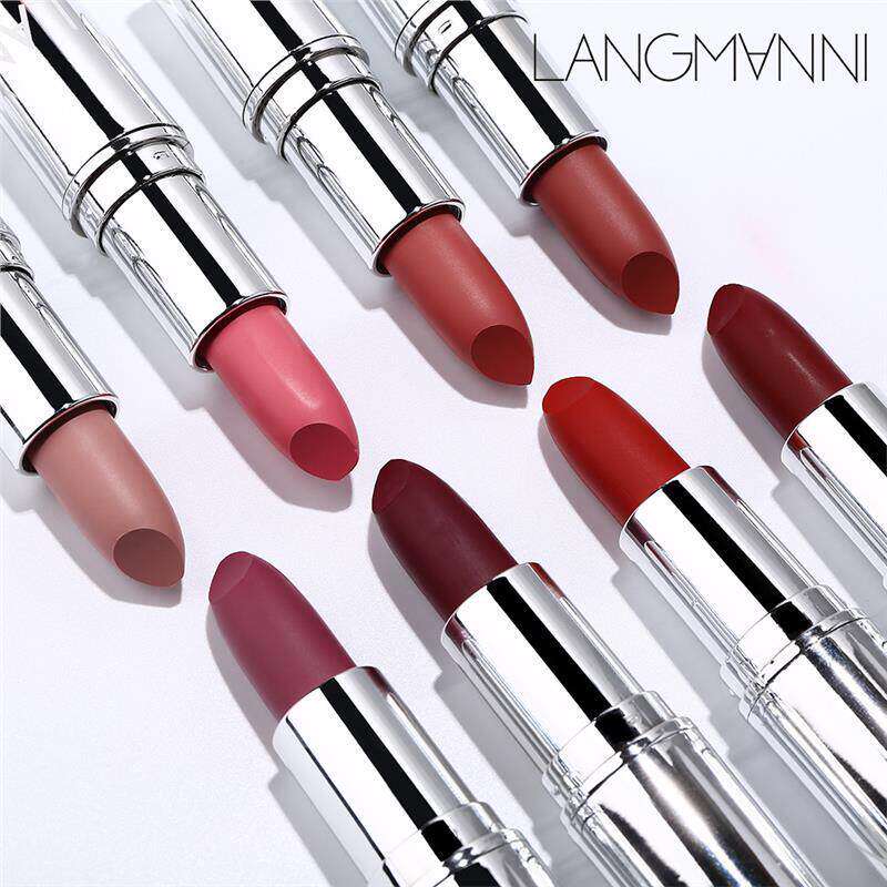 Silver Matte Lipstick 8 Colors 银色哑光口红8色 单支装