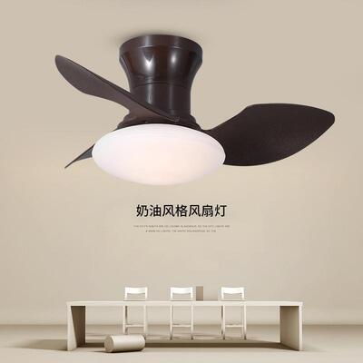 餐厅店灯扇一体电扇灯客厅卧室固定风叶吊扇灯北欧风智能控制家用