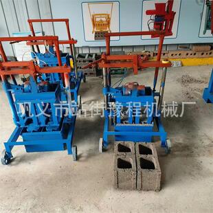 手推式空心压砖机小型混凝土砌块成型机建筑垃圾石粉水泥砖机家用