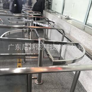 厂家一米线排队单向门景区车站购票窗口隔离挡闸不锈钢旋转闸