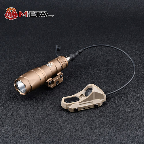 ME战术M300/M600强光手电筒新品AXON长亮点亮线控双功能鼠尾20MM