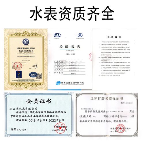 连云港浪花家用水厂专用水表带止回阀防冻坏封高灵敏精准滴水表