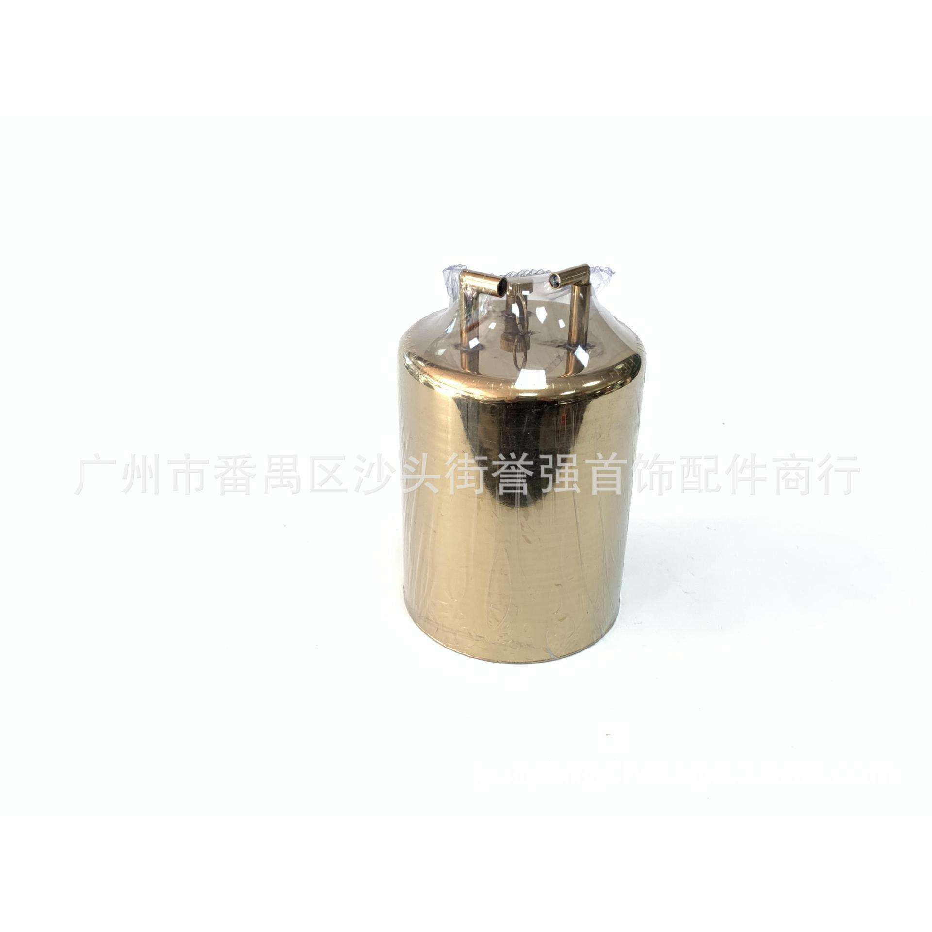 不锈钢单管大油壶-镀铜色 金银铜饰焊接熔化配套配件油壶 大油罐