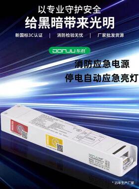 东君消防应急灯电源装置LED光源电池充电式格栅灯节能筒灯平板灯