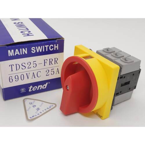 原装tend天得TDS25-FRR电源电门开关16A33A40A66A80A旋钮转换开关