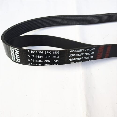 3939710原厂东风康明斯4BT发动机风扇皮带C3911584/8PK1803多楔带