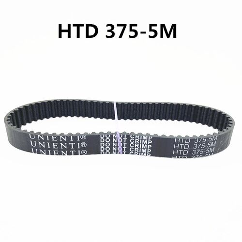日本UNIENTI同步带 HTD375-5M皮带 缝纫锁眼机喷绘机雕刻机传动带
