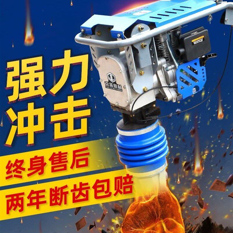 电动汽油夯土打夯机220v柴油重型大型电夯立式小型地基夯实冲击夯