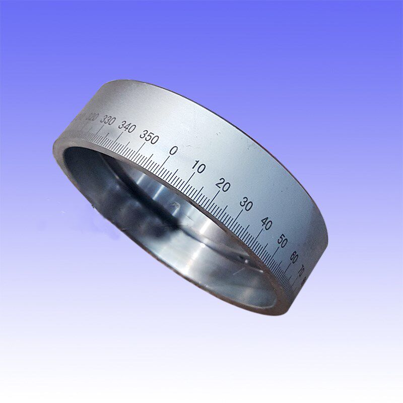 上海台工万能分度头配件360度刻度盘分度盘F11-80 100 125外径130图片