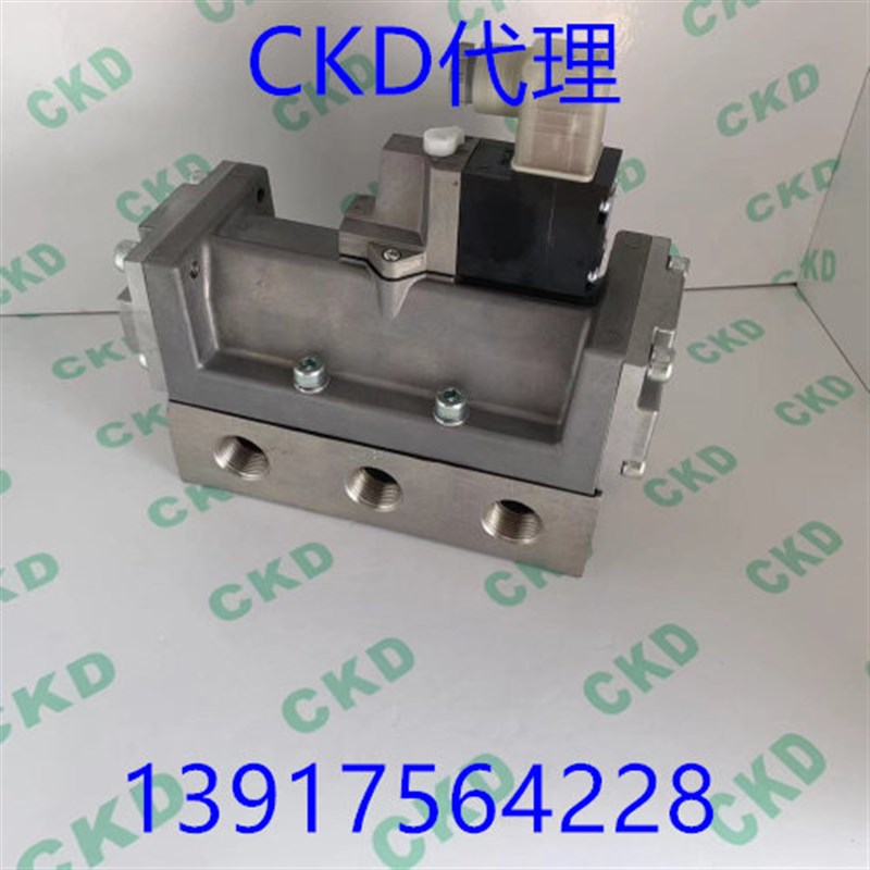 CKD电磁阀4F710/720/730-/20/25-L-AC220V-DC24V带指示灯全新正品