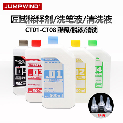匠域稀释剂高达模型油漆上色gk洗笔液清洗液脱漆液CT04 CT01~CT05