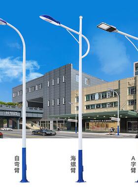 市政工程LED路灯220V6米8米10米户外防水超亮新农村高杆市电路灯
