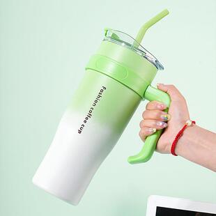 巨无霸保温杯大号大容量冰霸杯高颜值男女生吸管杯子水杯保冷夏季