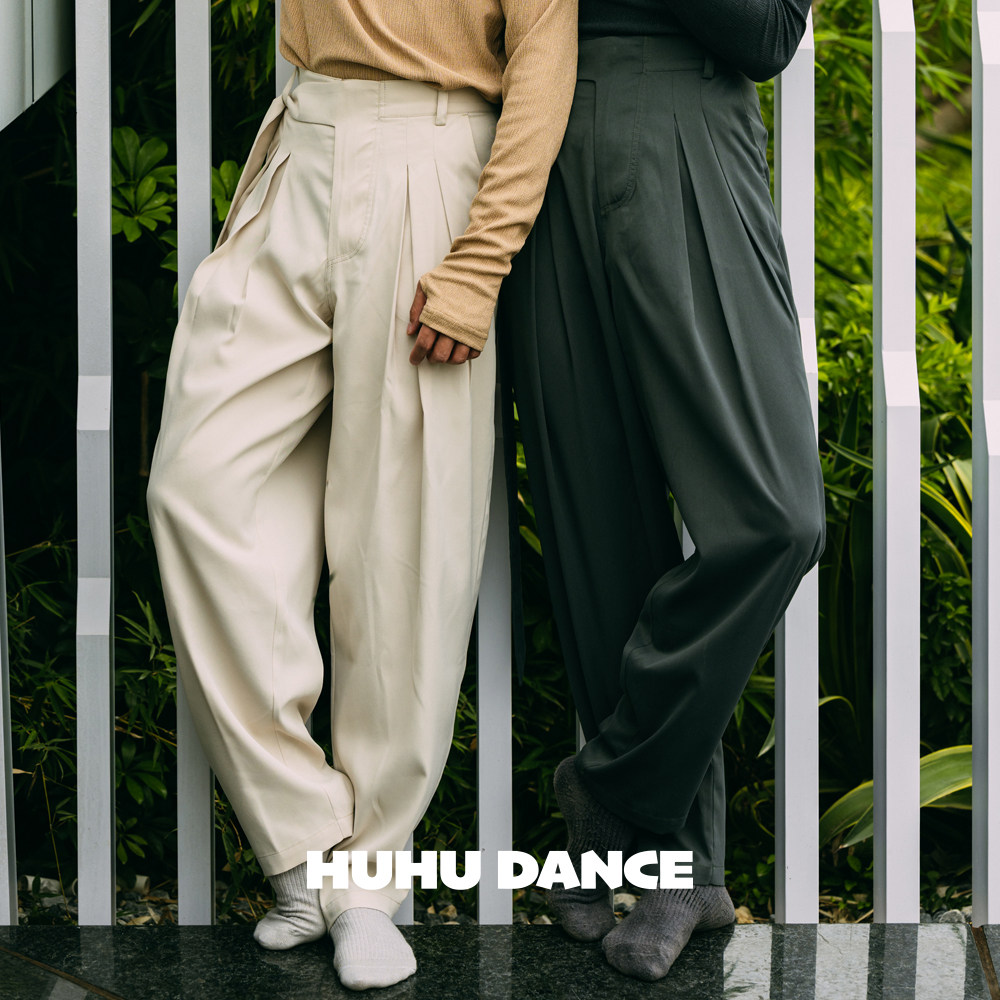 huhudance现代舞训练裤古典舞练功裤演出服舞蹈男女款长裤388图片