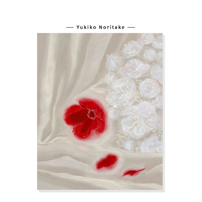 【Yukiko Noritake】画师原创装饰插画法式中古花卉ins小众挂画芯