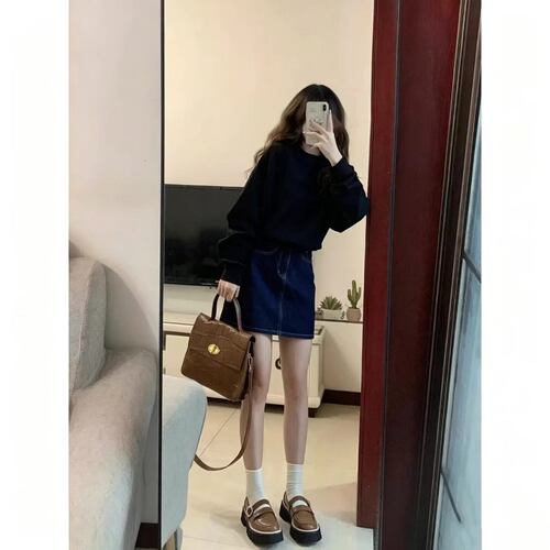 2026秋新款韩版女短款加厚卫衣