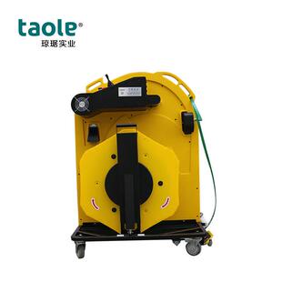 TP-800全自动穿带打包机托盘卡板塑钢带打包机器捆扎收紧一体机