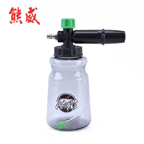 熊威PA泡沫喷壶小绿帽经济款高压洗车机泡沫喷壶雪崩台州壶高泡壶