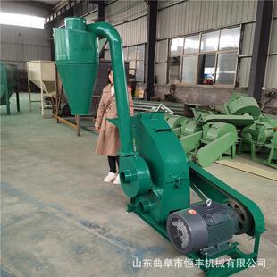 大型玉米秸秆打料机干湿两用锤片粉碎机中碎机养殖饲料粮食打粉机