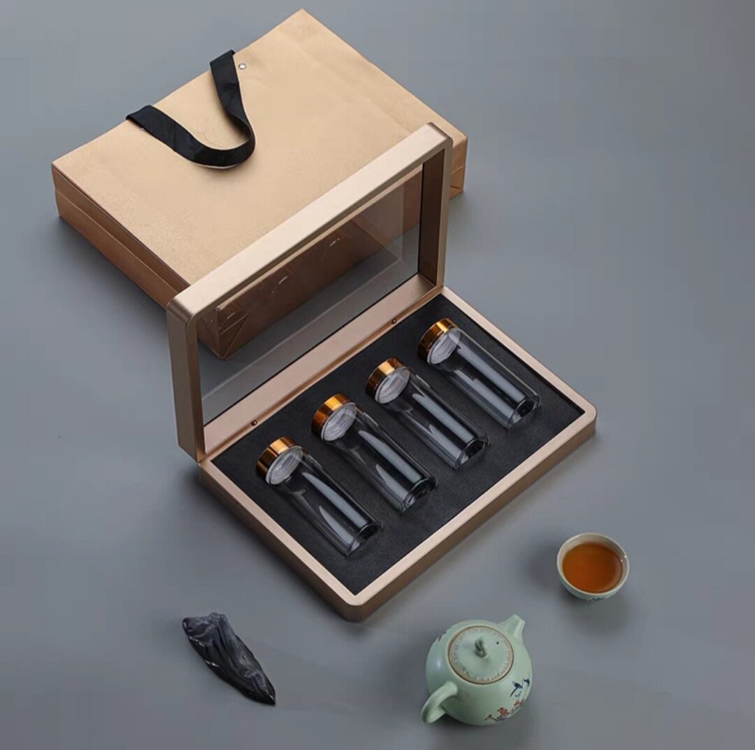 茶叶包装盒空礼盒太平猴魁4罐6罐装绿茶红茶通用礼盒现货图片