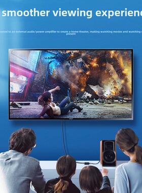 Greenlink同轴音频转换器光纤到双莲花电缆Spdif数字模拟信号Rca