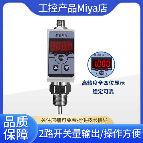 WZ-301智能数显温度开关温度变送器温控开关压力开关量输出液压气