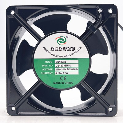 DGDWXS风扇DS12038轴流风机DS12038HSL静音散热工业风扇220V
