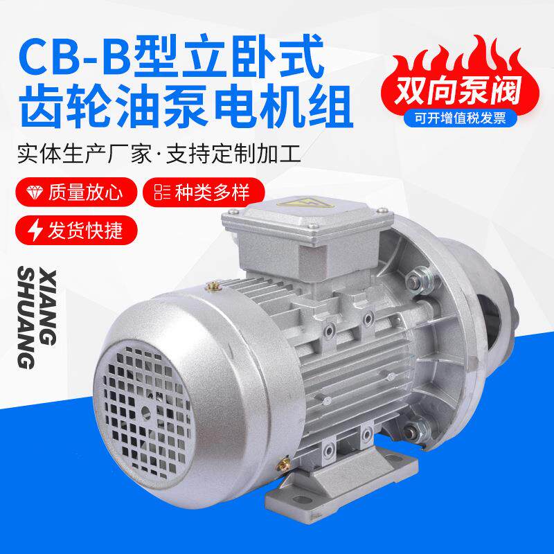 CB-B型立卧式齿轮油泵电机组低压管道电机组大流量高压输油油泵