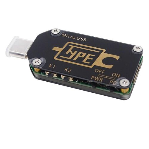 TC66/TC66C快充PD协议检测诱骗器 Type-C电压电流表 USB容测量测