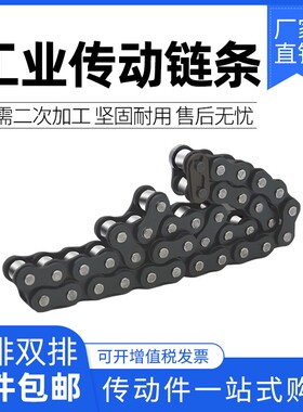 【包邮】单双排传动工业链条2分04C3分06B4分08B5分10A6分12A 16A