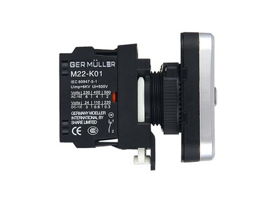 金钟穆勒 M22-DDL-GR-X1/X0/K11 双位按钮 双联按钮开关 启动停止