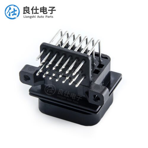 国产AMP型汽车连接器 3-1437290-7 防水线束改装 26P接插件插头