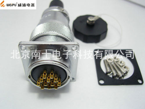 WEIPU 威浦 WS28 12芯 航空插头 法兰插座 28mm WS28K12Z J12TQ